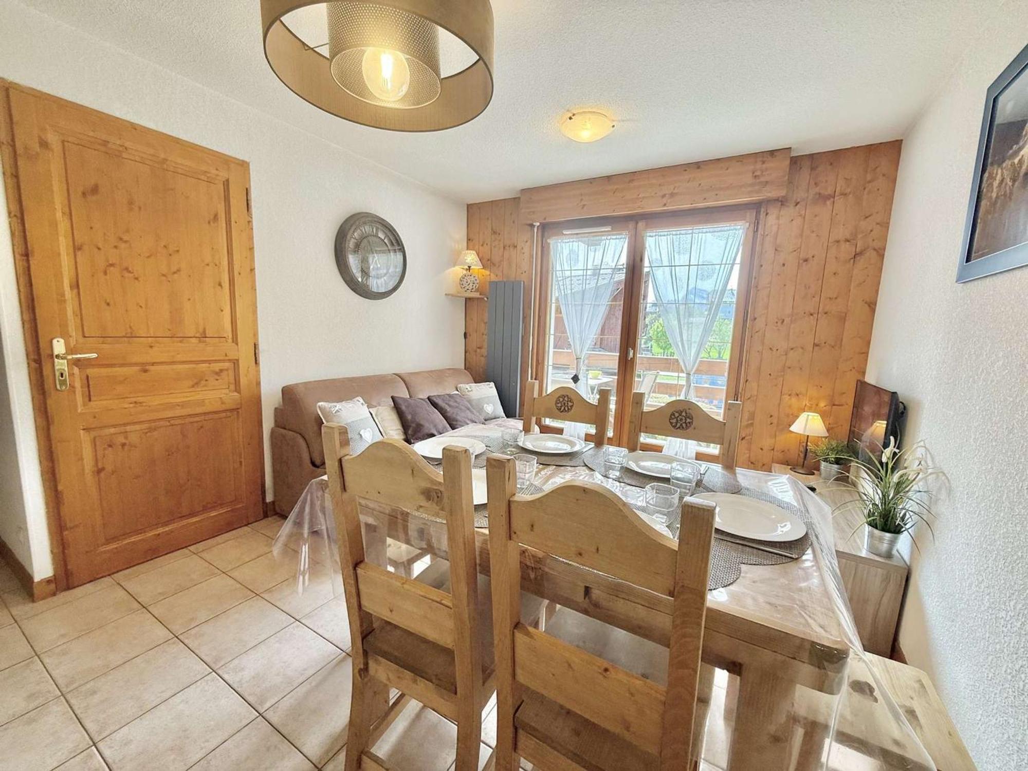 Appartement 2 Pieces Cabine A Praz-Sur-Arly - 6 Personnes Avec Parking - Fr-1-603-10 Kültér fotó